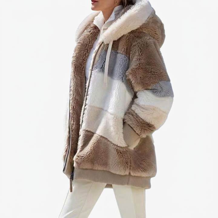 Darcey | Elegant Multicolor Warm Puffer jacket