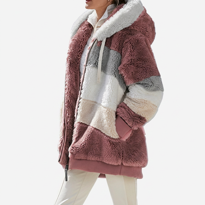Darcey | Elegant Multicolor Warm Puffer jacket