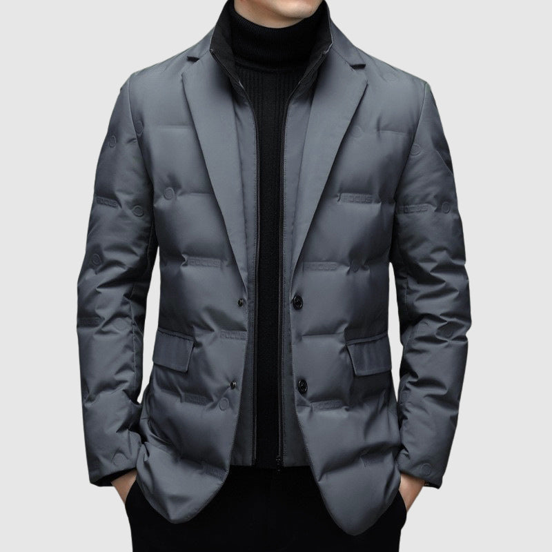 Arthur | Men's Quilted Jacket | Button-Front - Vellmont & Co.