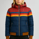 Freya | Women's Hooded Puffer Jacket | Striped