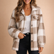 Isla | Women's Check Shacket | Button-Front