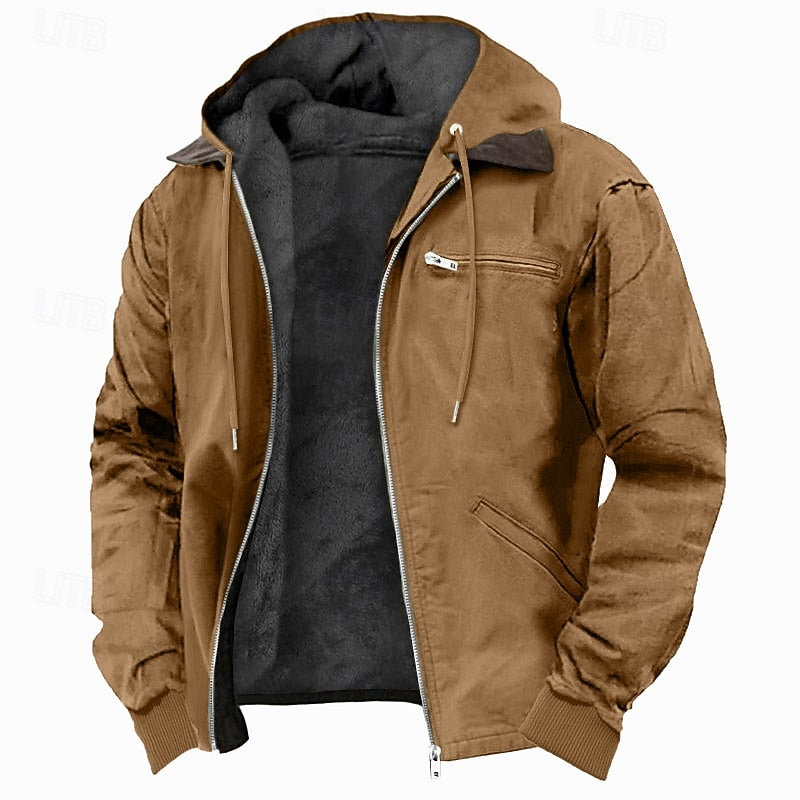 Gideon | Men's Hooded Jacket | Fleece-Lined - Vellmont & Co.