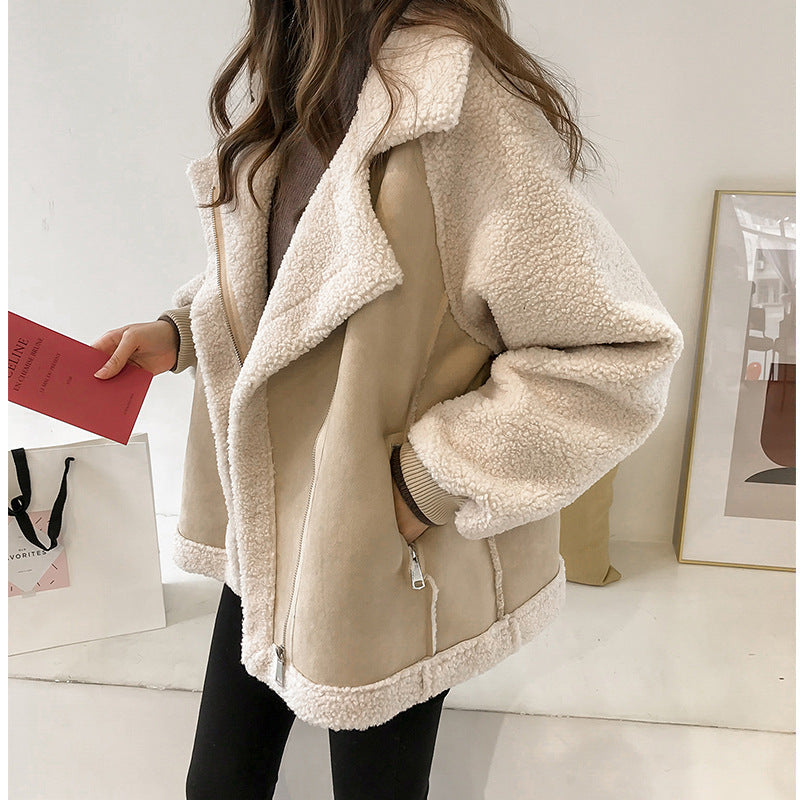 Heather | Women's Aviator Jacket | Oversized Collar - Vellmont & Co.