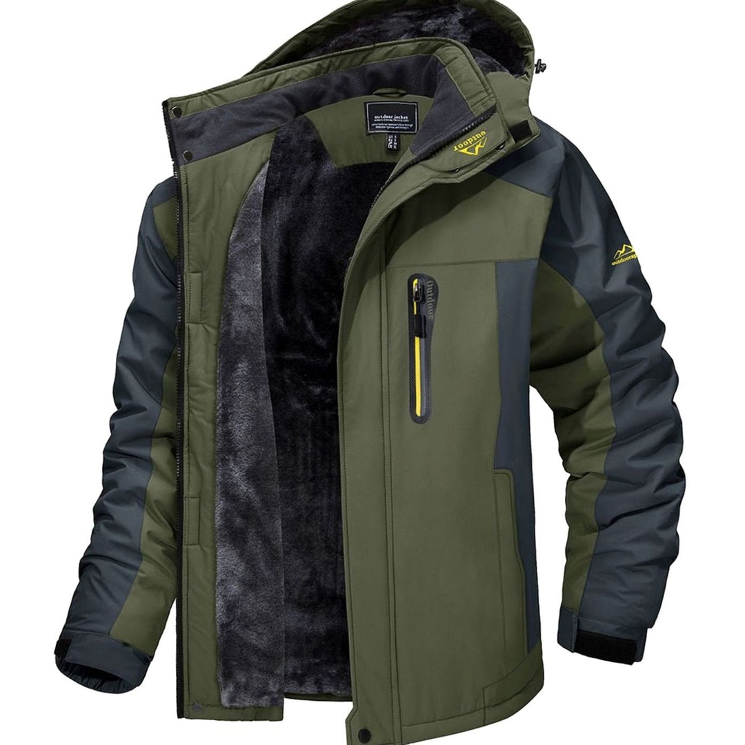 Ronald | Men's Hooded Winter Jacket | Fleece-Lined - Vellmont & Co.