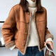 Xanthe | Women's Suede Shearling Jacket | Fleece-Lined