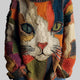 Zaira | Women's Cat Print Top | Relaxed Fit